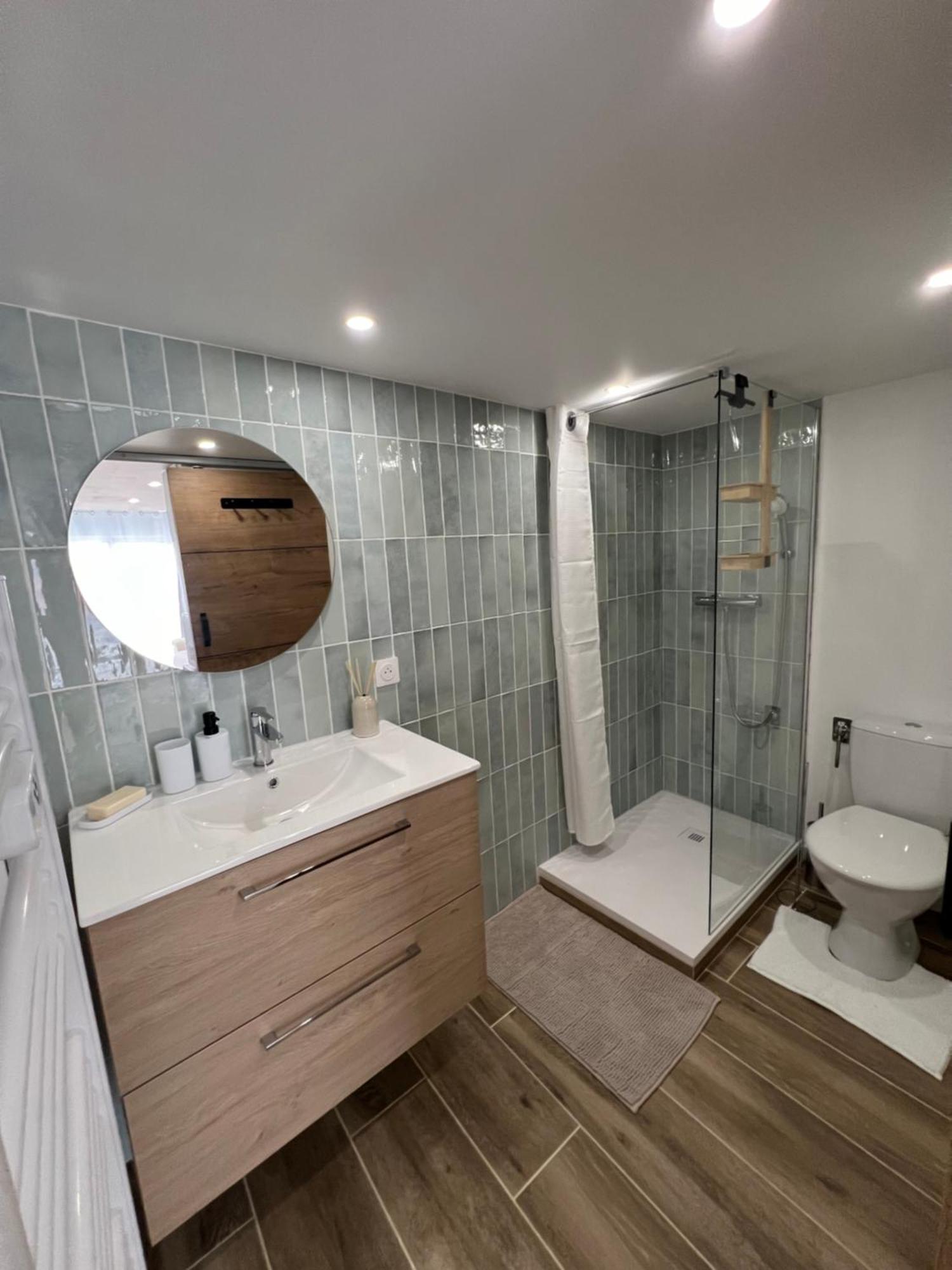 Appartement T2 Avec Jardin 阿尔让河畔皮热 外观 照片