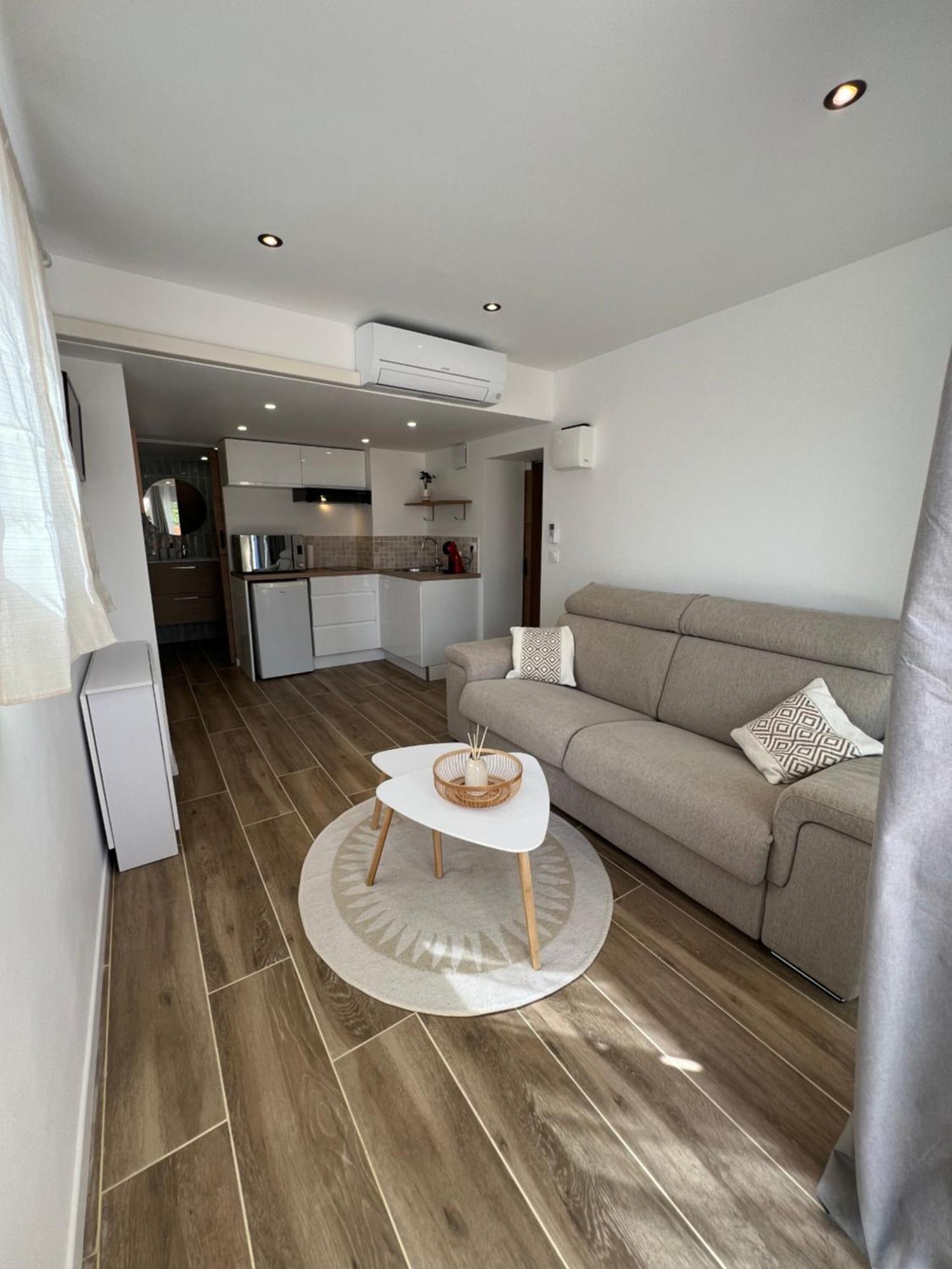 Appartement T2 Avec Jardin 阿尔让河畔皮热 外观 照片